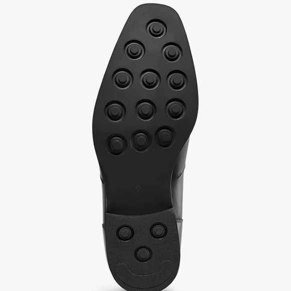 ALIPASINM Mens Dress Boots Leather Chelsea Boots for Men Size 8.5 Black.R14 - Picture 2 of 9